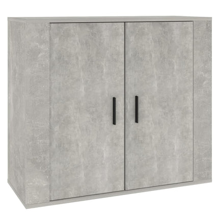 skænk 80x33x70 cm konstrueret træ betongrå