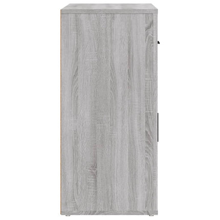 skænk 80x33x70 cm konstrueret træ grå sonoma-eg