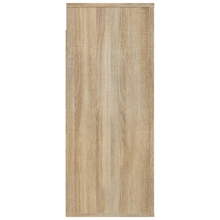 vægskab 80x33x80 cm konstrueret træ sonoma-eg
