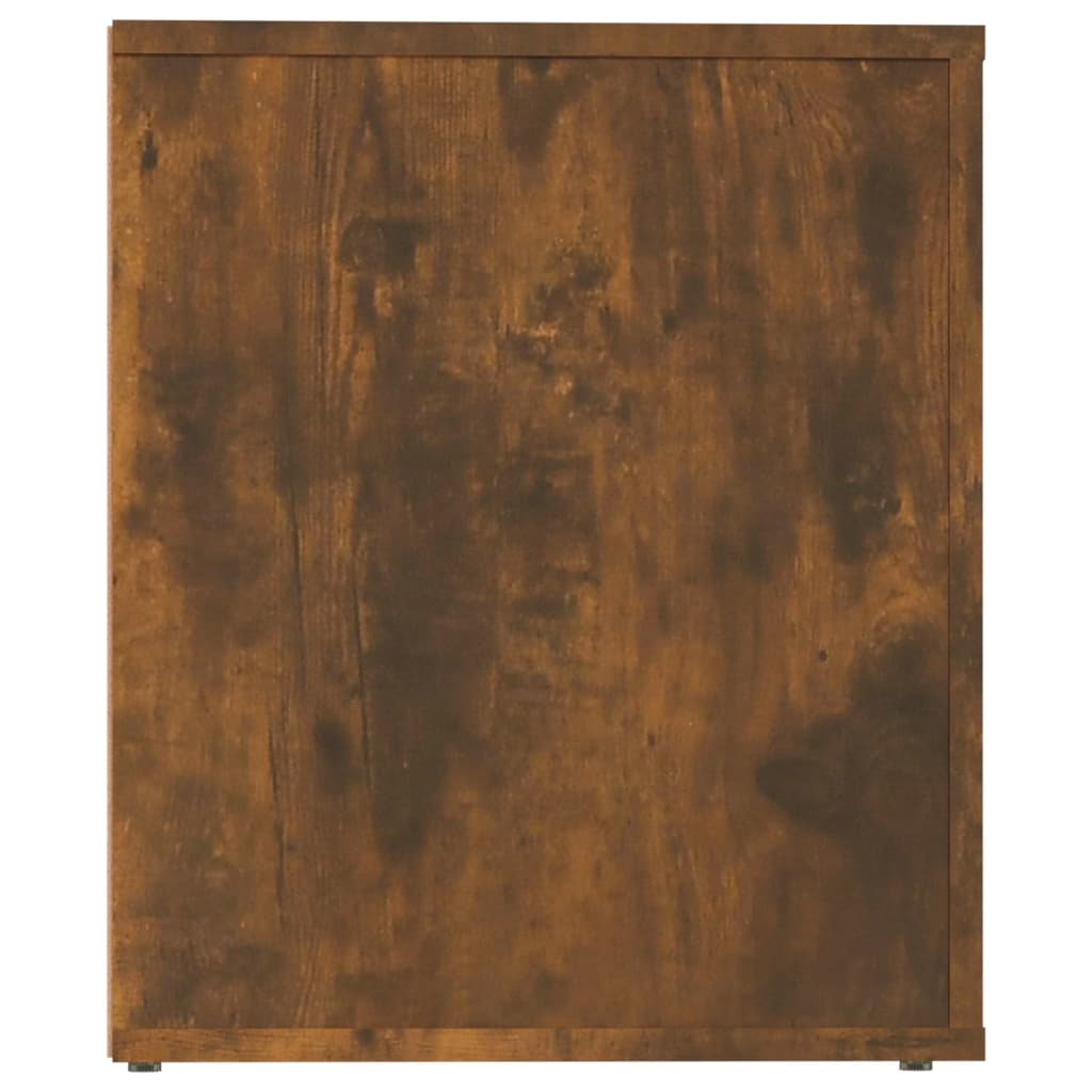 sengebord 50x39x47 cm røget egetræsfarve