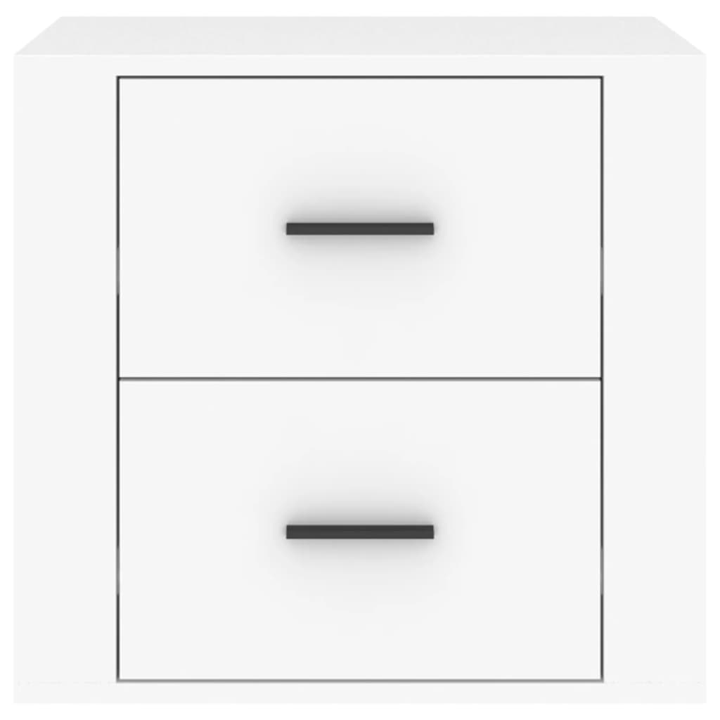 sengebord 50x39x47 cm hvid