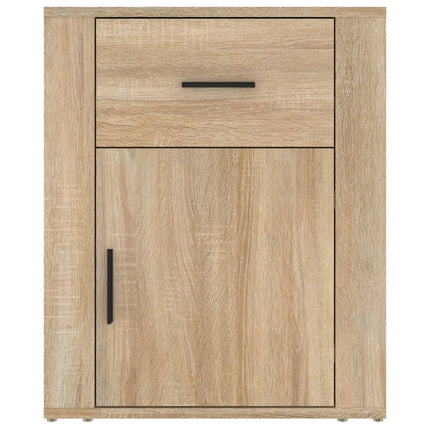 sengebord 50x36x60 cm konstrueret træ Sonoma egetræsfarve