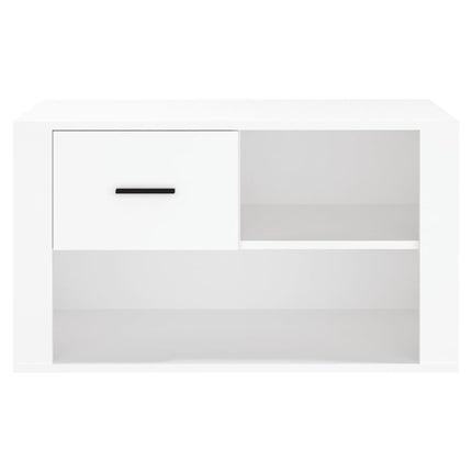 skoreol 80x35x45 cm konstrueret træ hvid
