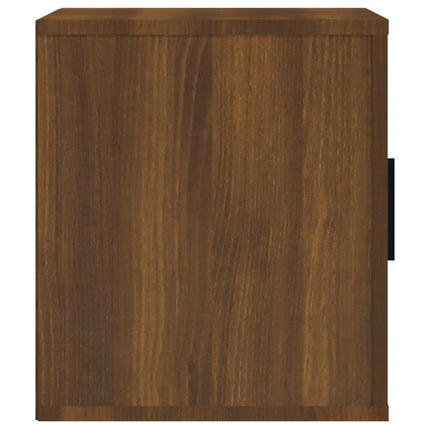 tv-bord 100x35x40 cm konstrueret træ brun egetræsfarve