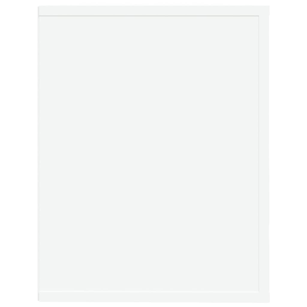 skoreol 75x35x45 cm konstrueret træ hvid