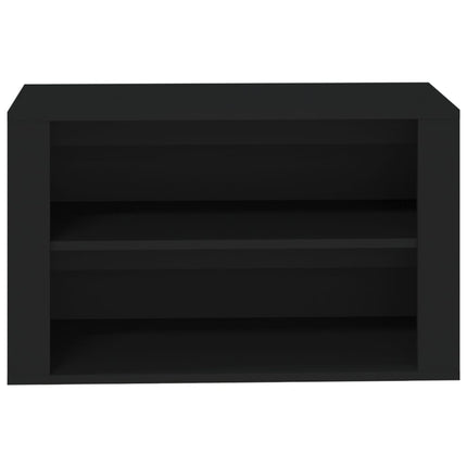 skoreol 75x35x45 cm konstrueret træ sort