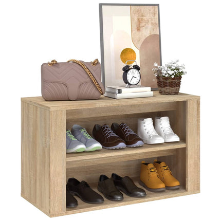 skoreol 75x35x45 cm konstrueret træ sonoma-eg
