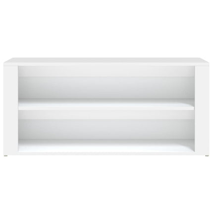 skoreol 100x35x45 cm konstrueret træ hvid