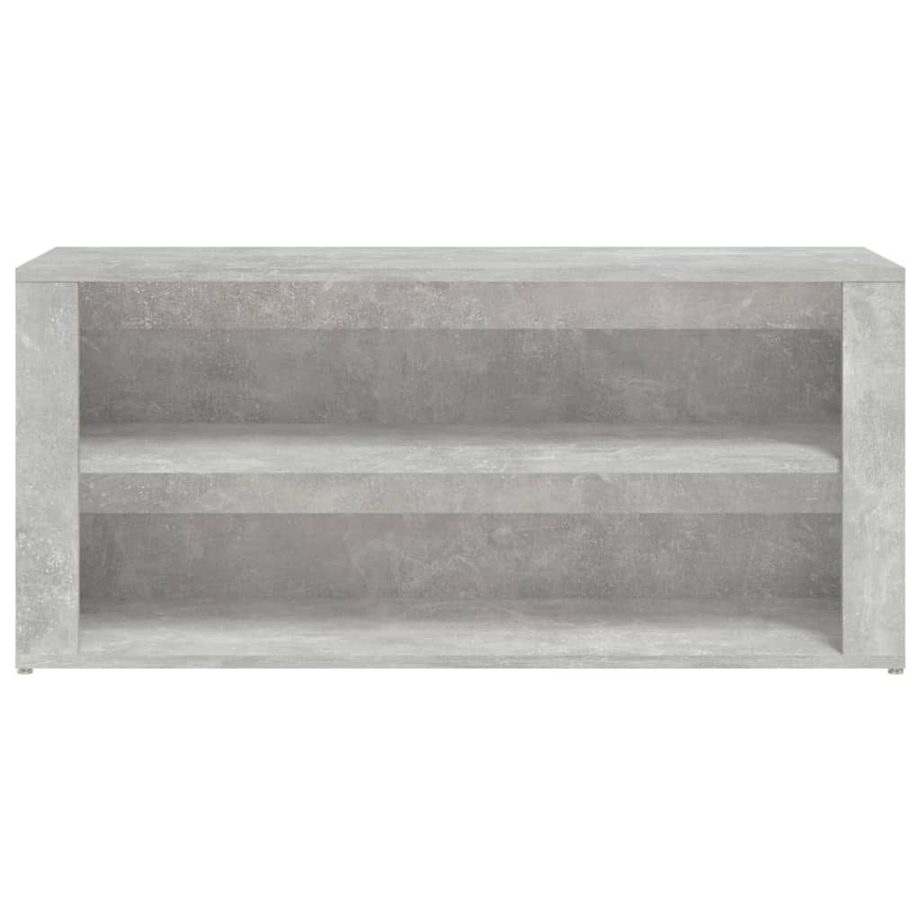 skoreol 100x35x45 cm konstrueret træ betongrå