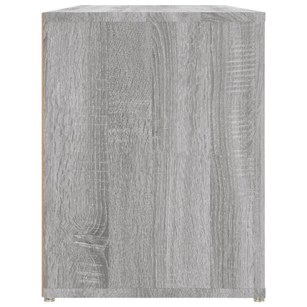 skoreol 100x35x45 cm konstrueret træ grå sonoma-eg