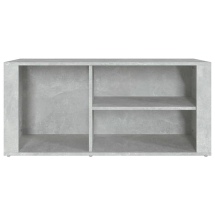 skoreol 100x35x45 cm konstrueret træ betongrå