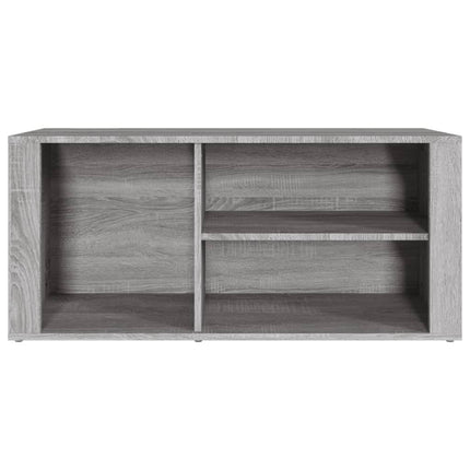 skoskab 100x35x45 cm konstrueret træ grå sonoma-eg