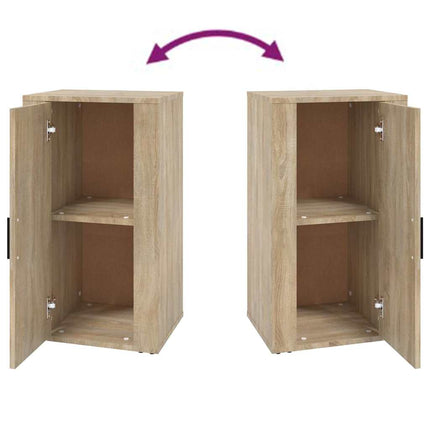 skænk 40x33x70 cm konstrueret træ sonoma-eg