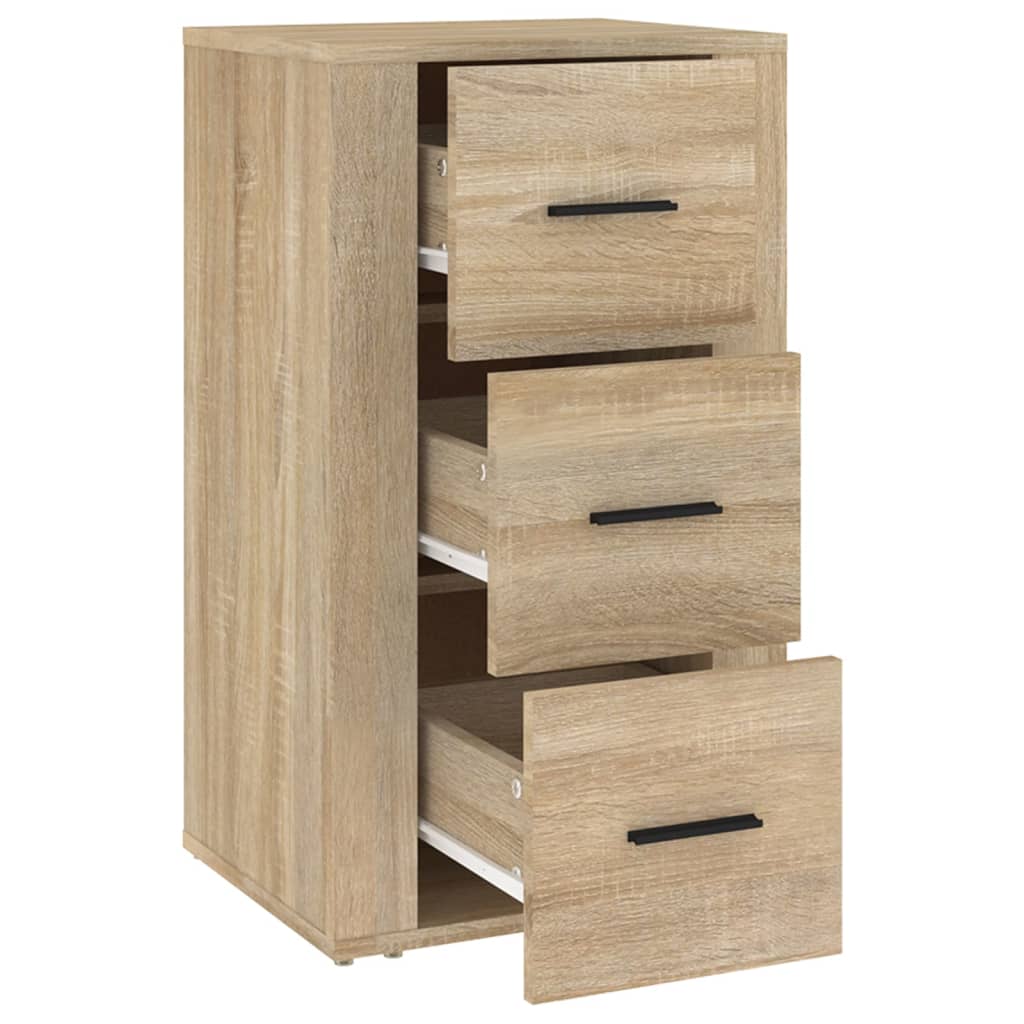 skænk 40x33x70 cm konstrueret træ sonoma-eg