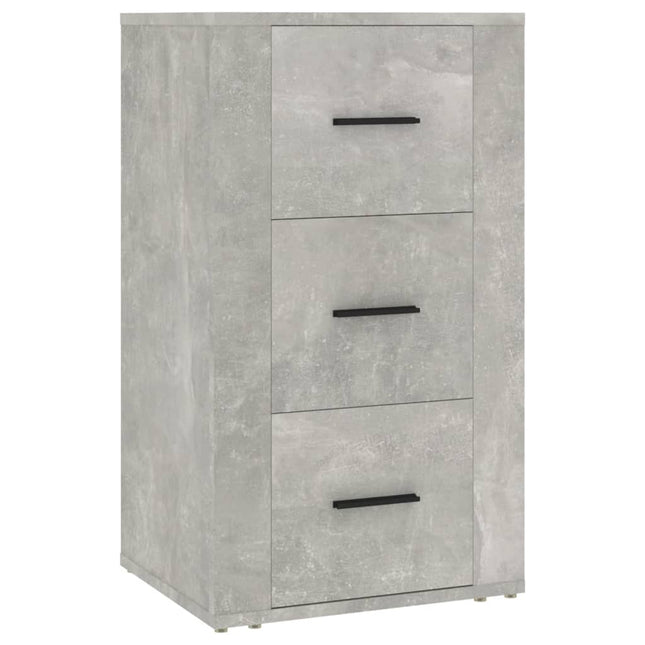 skænk 40x33x70 cm konstrueret træ betongrå