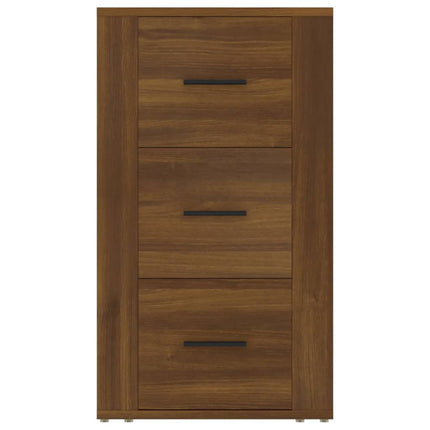skænk 40x33x70 cm konstrueret træ brun egetræsfarve