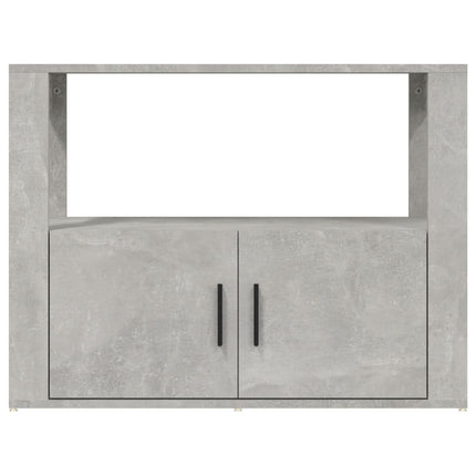 skænk 80x30x60 cm konstrueret træ betongrå