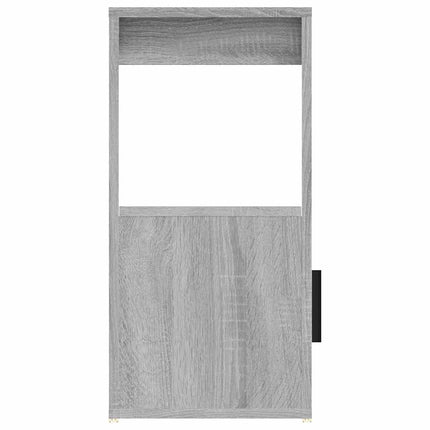 skænk 80x30x60 cm konstrueret træ grå sonoma-eg
