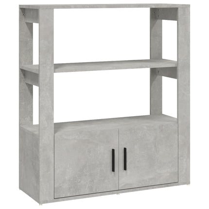 skænk 80x30x90 cm konstrueret træ betongrå