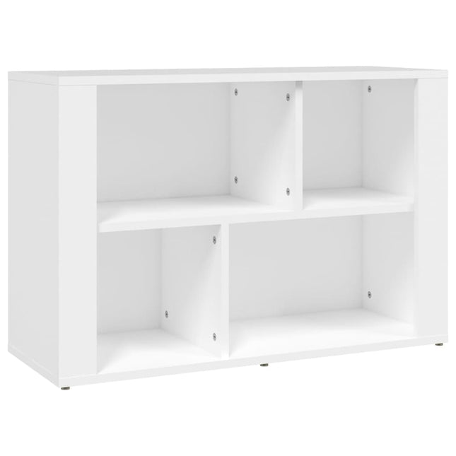 skænk 80x30x54 cm konstrueret træ hvid