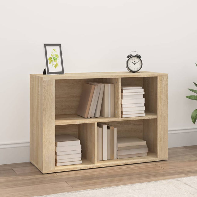 skænk 80x30x54 cm konstrueret træ sonoma egetræsfarve