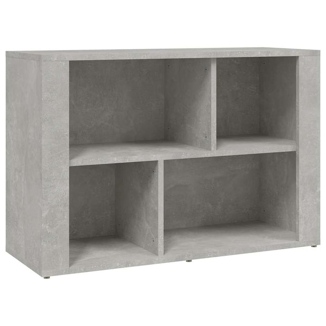 skænk 80x30x54 cm konstrueret træ betongrå