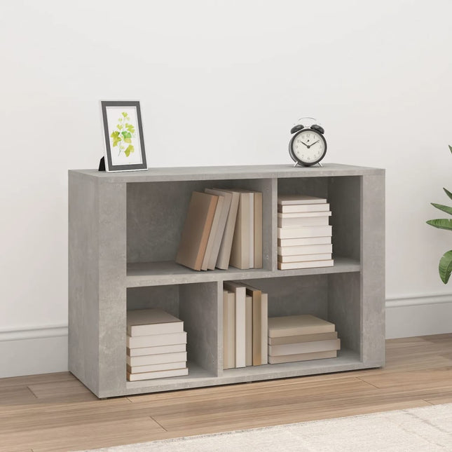 skænk 80x30x54 cm konstrueret træ betongrå