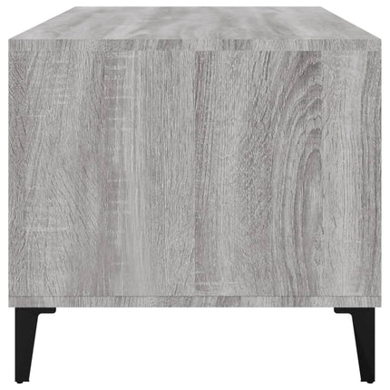 sofabord 90x49x45 cm konstrueret træ Grå sonoma-eg