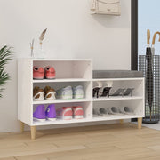 skoreol 102x36x60 cm konstrueret træ hvid