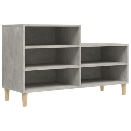 skoreol 102x36x60 cm konstrueret træ betongrå