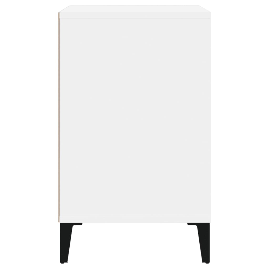 skoreol 102x36x60 cm konstrueret træ hvid