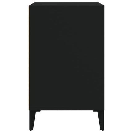 skoreol 102x36x60 cm konstrueret træ sort