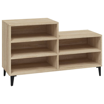 skoreol 102x36x60 cm konstrueret træ sonoma-eg