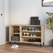 skoreol 102x36x60 cm konstrueret træ sonoma-eg
