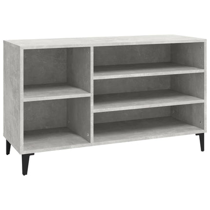 skoreol 102x36x60 cm konstrueret træ betongrå
