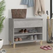 skoreol 70x36x60 cm konstrueret træ betongrå