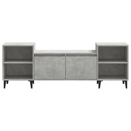tv-bord 160x35x55 cm konstrueret træ betongrå