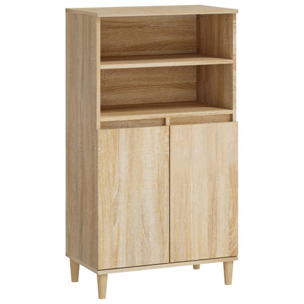 skab 60x36x110 cm konstrueret træ Sonoma-eg