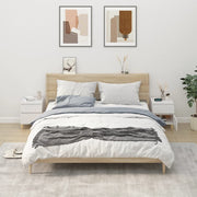 sengeborde 2 stk. 40x35x50 cm hvid