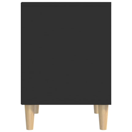 sengeborde 2 stk. 40x35x50 cm sort