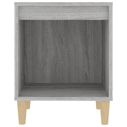 sengebord 40x35x50 cm grå sonoma