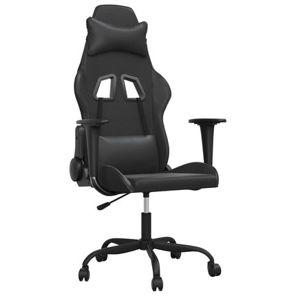 gamingstol kunstlæder sort