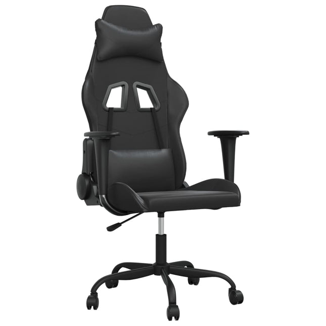 gamingstol kunstlæder sort