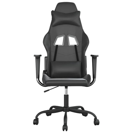 gamingstol kunstlæder sort