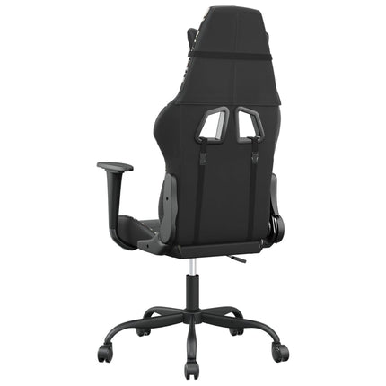 gamingstol kunstlæder sort og camouflage