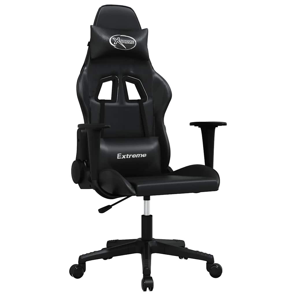 gamingstol kunstlæder sort