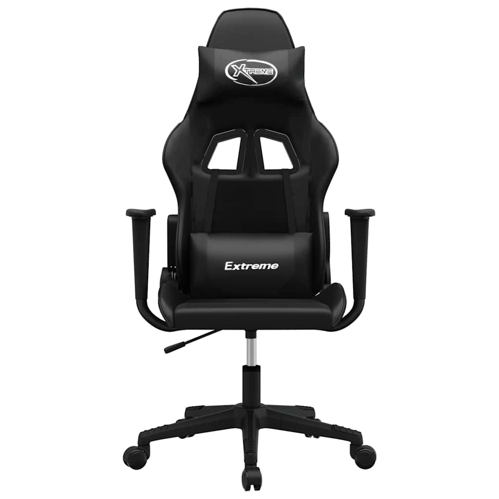 gamingstol kunstlæder sort