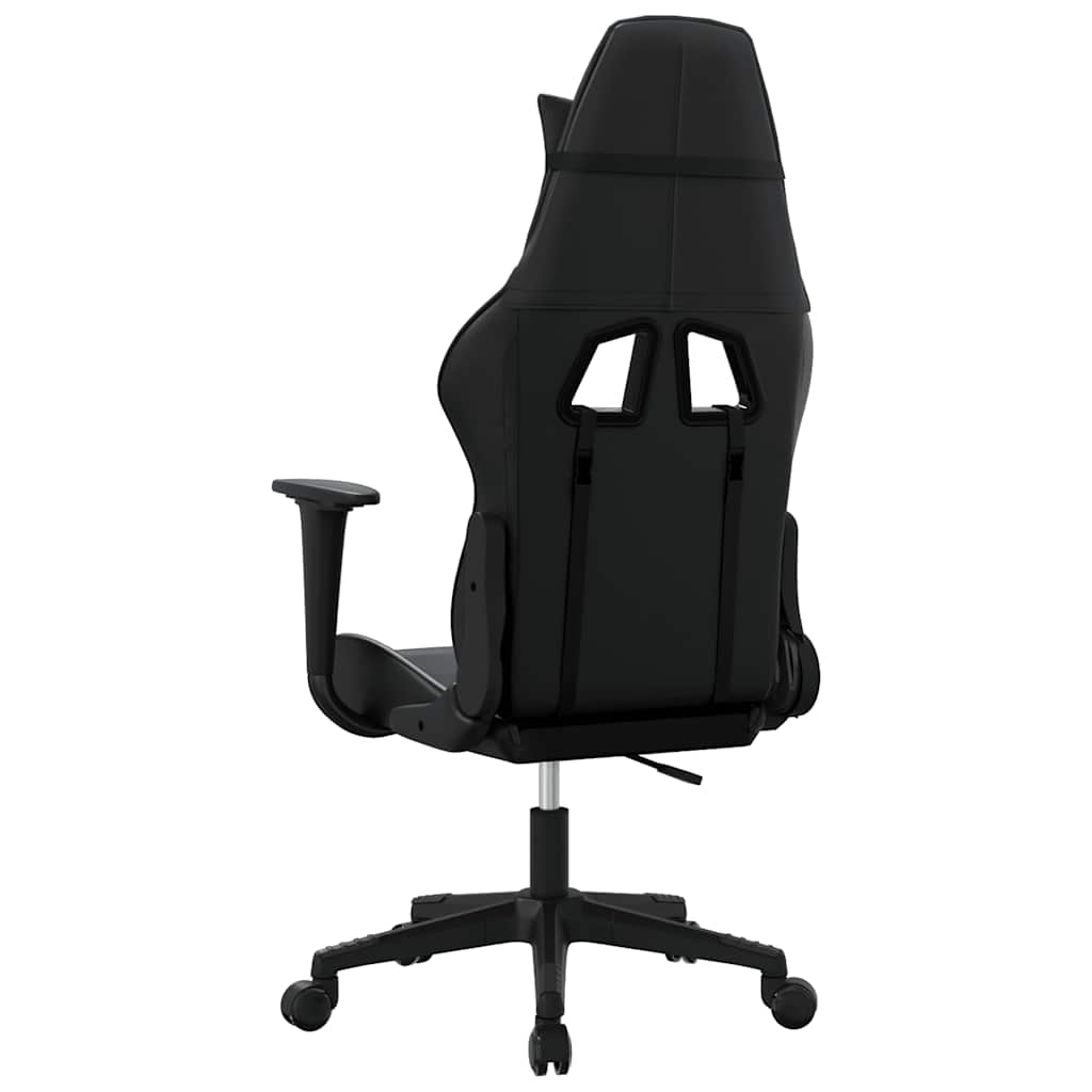 gamingstol kunstlæder sort