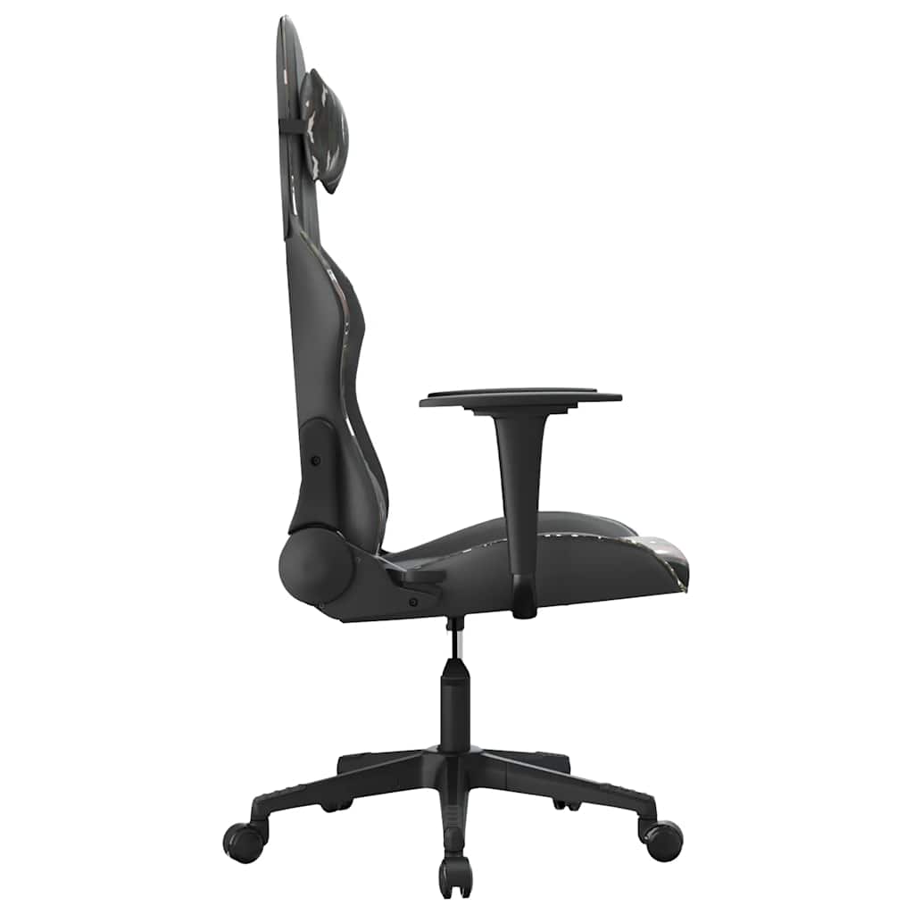 gamingstol kunstlæder sort og camouflage