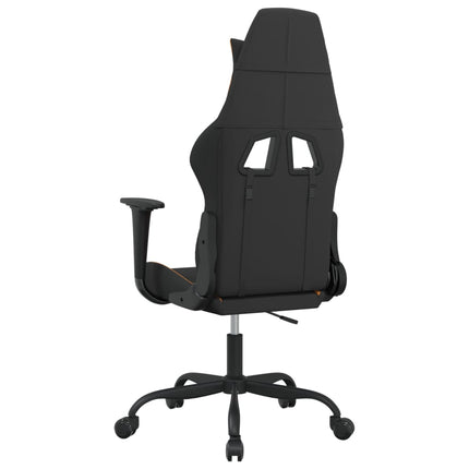 gamingstol stof sort og orange